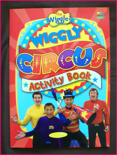 THE WIGGLES BOOK - A Wiggly Circus Activity Book 21x30cm - KIDS PUZZLES