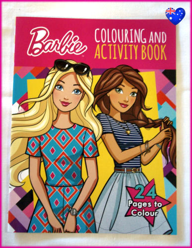 BARBIE Colouring & Activity Book + Cut-out Barbies COLOUR IN - Stunning ...